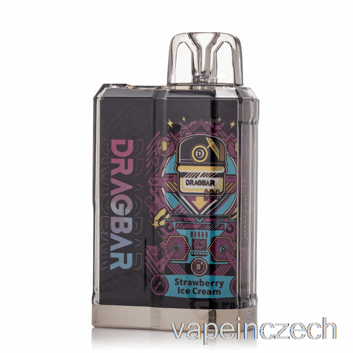 Dragbar B3500 Jednorázové Pero Na Jahodovou Zmrzlinu